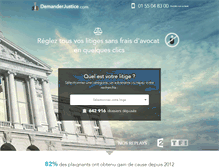 Tablet Screenshot of demanderjustice.com